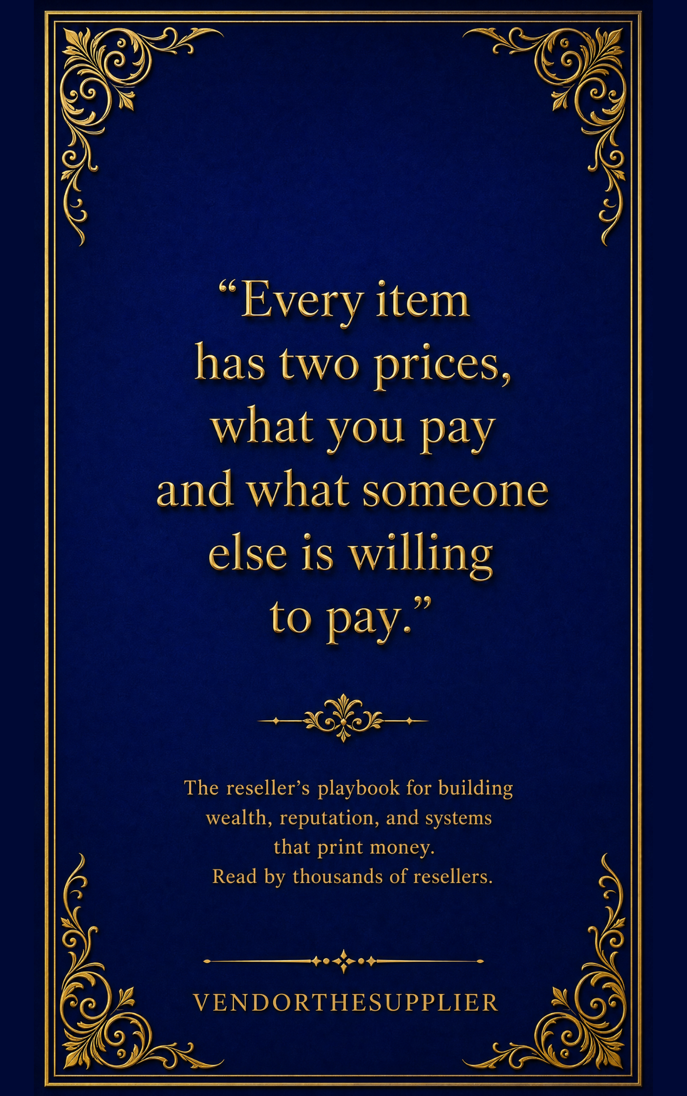 The 48 Laws of Reselling